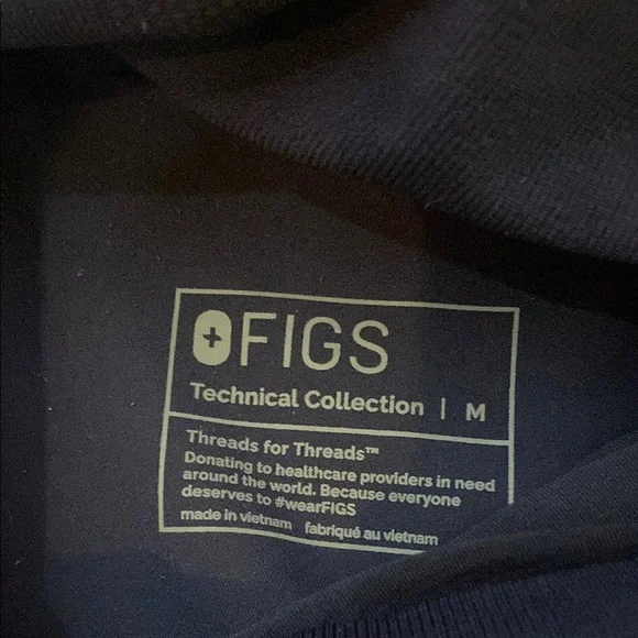 Figs Maternity Zamora Jogger Scrub Pants Lot Women's Size Medium Navy Medical - Picture 11 of 11